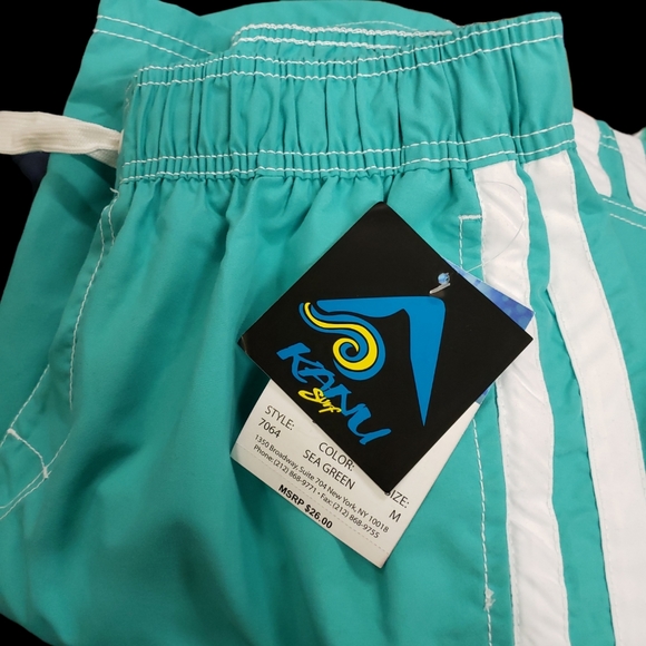 NWT Kanu Surf Men's Barracuda Swim Trunks size Medium - Picture 5 of 8